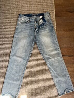 Just USA Light Blue Button-Fly Denim Jeans